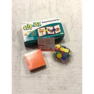 Learning Resources Clip-itz Sequencing Card Set LER 8541 ESL Educational Toy